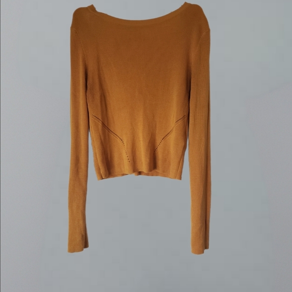 Women's Mustard Long Sleeve Top - Picture 1 of 5